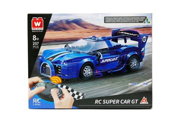 OakridgeStores.com | WISE BLOCK - RC Supercar GT Building Block Kit - Compatible with LEGO US389175 848533024663