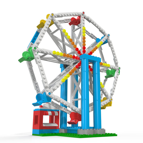 OakridgeStores.com | CDX Blocks - Fun Fair Ferris Wheel - Brick Building Set FWH01 860053000453