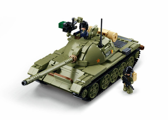 OakridgeStores.com | Sluban - 1/35 3N1 Medium Tank -  Building Brick Set - M38-B1135 6938242960056