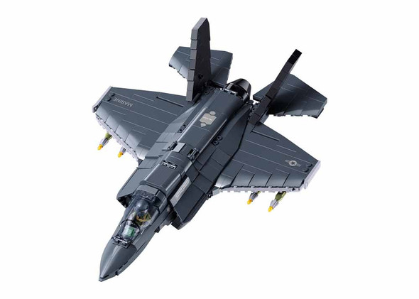 OakridgeStores.com | Sluban - F-35 Lightning US Advance Stealth Fighter -  Building Brick Set - M38-B1361 6938242963354