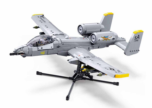 OakridgeStores.com | Sluban - A-10 Thunderbolt Tank Buster -  Building Brick Set - M38-B1362 6938242963361
