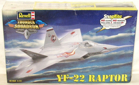 RESALE SHOP - Revell 1/72 Scale YF-22 Raptor Jet Model Kit - Snap Tite - Sealed
