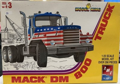 RESALE SHOP - ERTL70s-80s Mack DM 800 Heavy Duty Truck Tractor 1/25 Scale Model Kit c2004