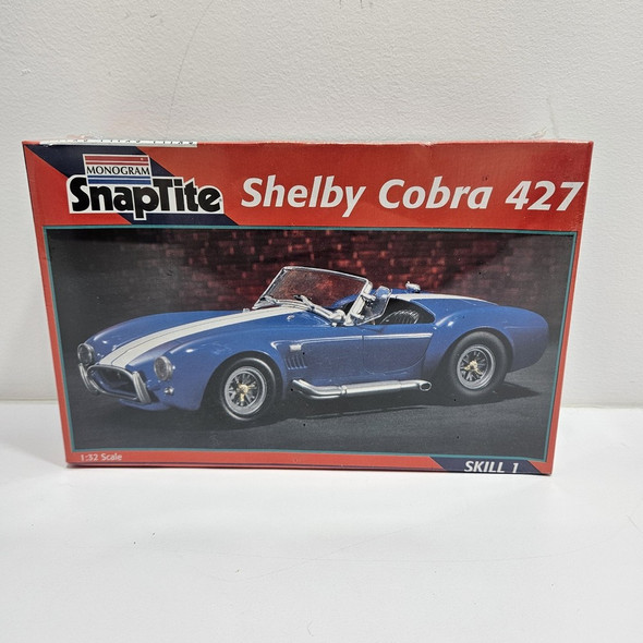 RESALE SHOP - Revell Monogram SHELBY COBRA 427 Snaptite Skill 1 1:32 Scale c1995