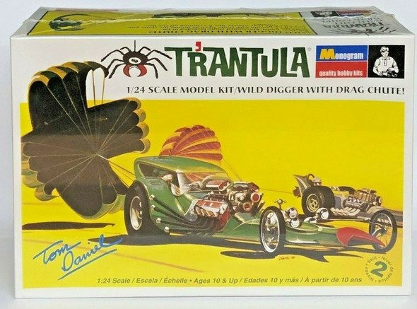 RESALE SHOP - Monogram 1/24 Scale Tom Daniel T'Rantula Drag Coupe Plastic Model Kit