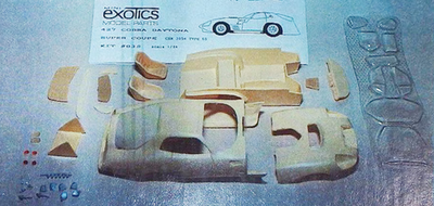 RESALE SHOP - Monogram 2n1 1:24 Essex Wire 427 Shelby Cobra Kit + Mini Exotics Resin Parts