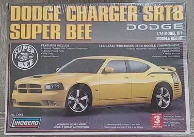 RESALE SHOP - Lindberg Dodge Charger SRT8 Super Bee 1/24 Scale Model Kit c2007