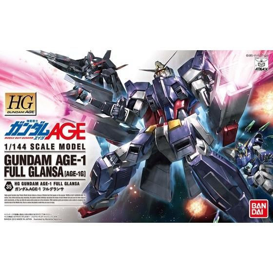 OakridgeStores.com | Bandai 1/144 HG AGE #35 Gundam AGE-1 Full Gransa "Gundam AGE" Plastic Model Kit 2189989