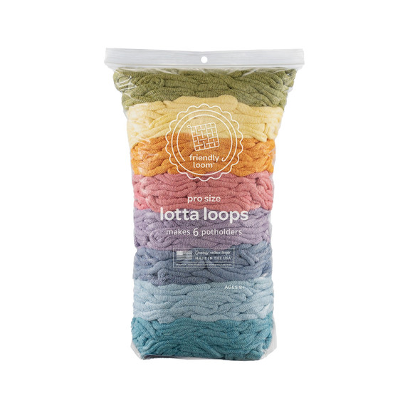 OakridgeStores.com | Friendly Loom - Lotta Loops - Botanicals - PRO 10" Loom Refill Pack  - F558BO 746331558062