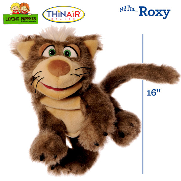 OakridgeStores.com | Living Puppets - 16-Inch Kitty Cat Hand Puppet - LP988 850055629882