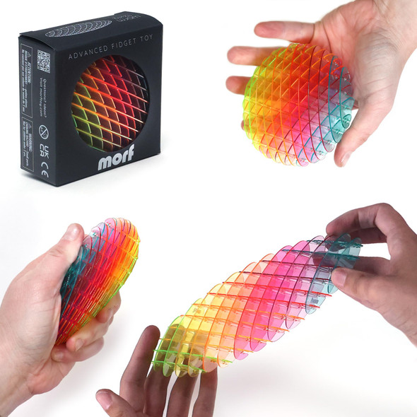 OakridgeStores.com | Morf - Rainbow Small Worm Fidget  Toy - CARSMOWRAIN 860011847113