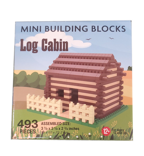 Impact Photographics - Log Cabin Mini Building Blocks Set - 92501