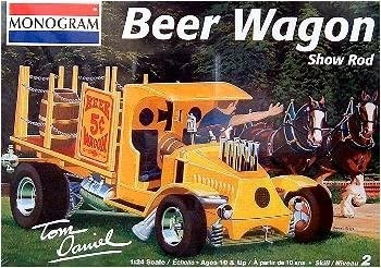 RESALE SHOP - Monogram 1/24 Scale Beer Wagon Show Rod - By Tom Daniel Model Kit c2004