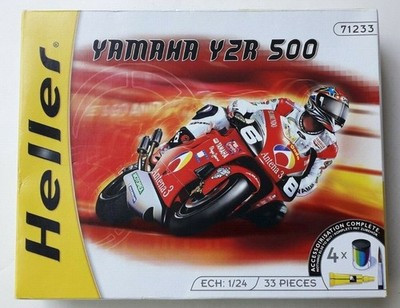 RESALE SHOP - Heller YAMAHA YZR 500 - NORICK ABE MOTO GP - Race Bike 1:24 Plastic Model Kit