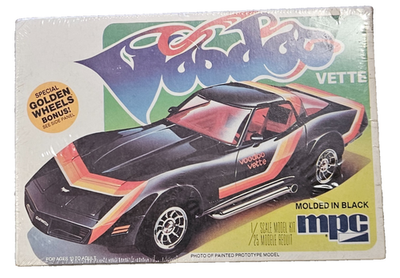 RESALE SHOP - MPC Voodoo Vette #1-3715 1/25 Scale Chevy Corvette Model Kit VTG c1980