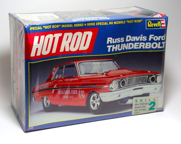 RESALE SHOP - Revell Russ Davis 1964 Ford Fairlane Thunderbolt 1:25 Model Kit c1990 Sealed