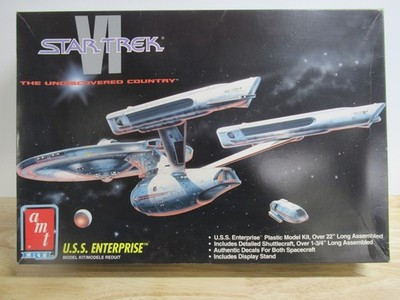 RESALE SHOP - AMT/ERTL Star Trek VI Undiscovered Country USS Enterprise Space Model Kit c1991