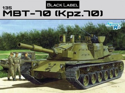 RESALE SHOP - Dragon MBT-70 Kpz 70 1:35 Scale Tank Model Kit c2014