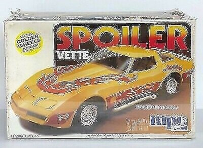 RESALE SHOP - MPC 1/25 Scale 1980 Spoiler Vette Chevy Corvette Plastic Model Kit VINTAGE c1979