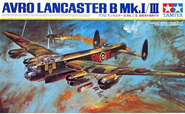 RESALE SHOP - TAMIYA Royal Air Force Avro Lancaster B Mk.I/III 1:48 Aircraft Model Kit