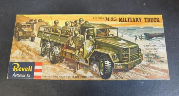 RESALE SHOP - Revell M-35 Military Troop Truck US Army Model Kit c1994