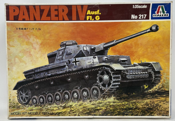 RESALE SHOP - Italeri Model Kit - German Panzer IV Ausf. F1, G Tank Model Kit