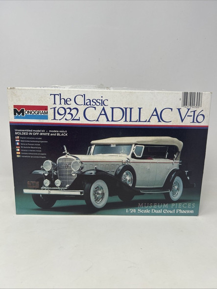 RESALE SHOP - Monogram The Classic 1932 Cadillac V-16 - 1/24 Scale Model Kit c1980