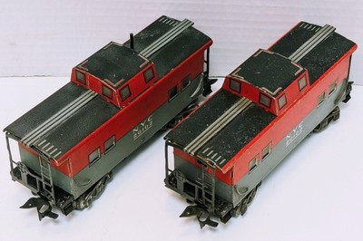 RESALE SHOP - Lot of 2 Marx New York Central Caboose #20102 - Preowned