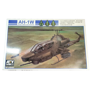 RESALE SHOP - AFV Club AH-1W Helicopter Super Cobra NTS Updated - 1/35 Model Kit c2008