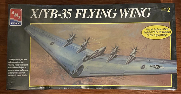 RESALE SHOP - AMT ERTL X/YB-35 Flying Wing 1:72 Scale Model Aircraft Kit c1995