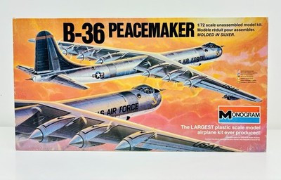 RESALE SHOP - Monogram B-36 Peacemaker 1:72 Model Airplane Kit c1980 RARE