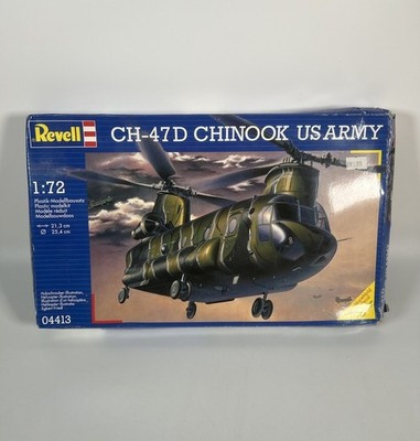 RESALE SHOP - Revell CH-47D Chinook US Army Helicopter 1/72 Model Kit c1995