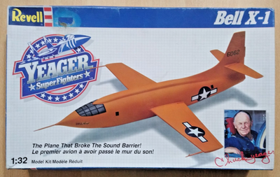 RESALE SHOP - Revell Bell X-1 Chuck Yeager's Super Fighters 1:32 Aircraft Model Kit c1988