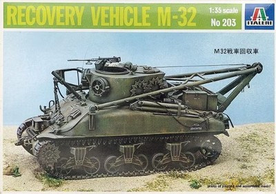 RESALE SHOP - Italeri Recovery Vehicle M-32 1:35 Scale Model Tank Kit c1994 Sealed