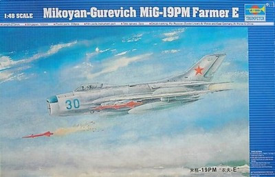 RESALE SHOP - Trumpeter Mikoyan-Guerovich MiG-19PM Farmer E 1:48 Pla. Model Aircraft Kit c2002