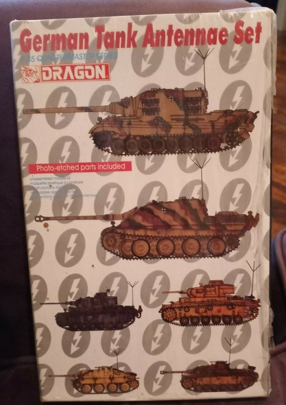 RESALE SHOP - German Tank Antennae Set - Dragon model #3819 - 1/35 Scale Plastic