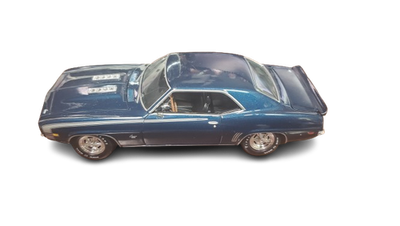 RESALE SHOP - 1969 Blue Camaro SS396 Classic Metal Works 1:24 DieCast