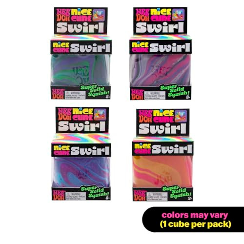 OakridgeStores.com | Schylling - NeeDoh Nice Cube Swirl - Sensory Squeeze Toy - 2.25" Cube - Color May Vary SWNCBND 019649508167
