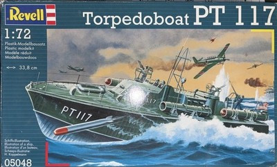 RESALE SHOP - Revell Torpedoboat PT 117 1:72 Model Boat Kit c1994 - PAER-112-05048-NOB8104