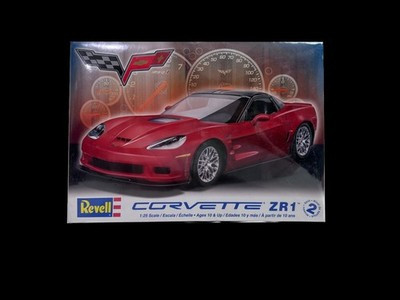 RESALE SHOP - Revell Chevrolet Corvette C6 ZR1 1:25 Plastic Model Car Kit c2010 SEALED - PAER-112-85-4216-U8143