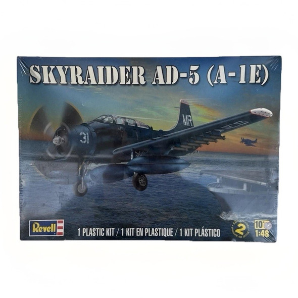 RESALE SHOP - REVELL Skyraider AD-5 (A-1E) 1:48 Aircraft Model Kit c2013 Sealed - PAER-112-85-5327-U8131