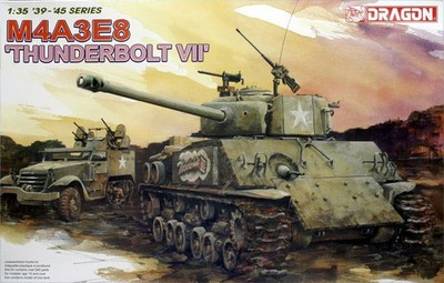 RESALE SHOP - Dragon M4A3E8 Thunderbolt VII Tank Model Kit c2006 Sealed - PAER-DRA-6183-U8178