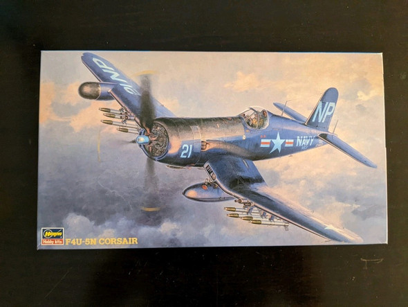 RESALE SHOP - Hasegawa 09075 Vought F4U-5N Corsair 1:48 Airplane Plastic Model Kit c2000 - PAER-HAGA-09075-NOB8066