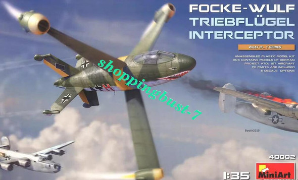 RESALE SHOP - MINIART Focke Wulf Triebflugel Interceptor 1:35 Model Aircraft Kit c2019 Sealed - PAER-MINI40002U-U8124