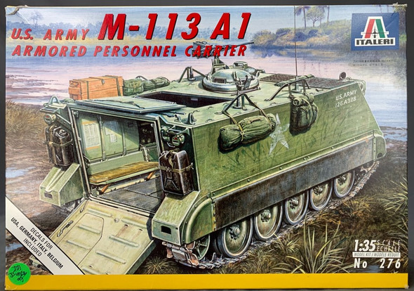RESALE SHOP - Italeri U.S. Army M-113 A1 Armored Personnel Carrier Military Model Kit c1994 - TERO-ITA-276-U8172