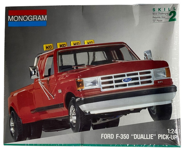 RESALE SHOP - Monogram Ford F-350 "Duallie" Pickup Truck 1:24 Model Kit Vintage RARE 1991 - TERO-MGM-2948-U1336
