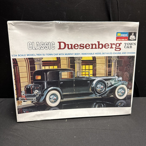RESALE SHOP - Monogram 1934 Duesenberg SJ Town Car 1:24 Plastic Model Kit c1996 - TERO-MGM-PC185-U8070
