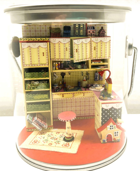 RESALE SHOP - OOAK Mary Engelbreit-inspired Child's Room Diorama 1:24 scale - BABE-CHILDSROOM-NS4967