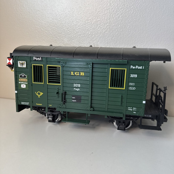 RESALE SHOP - LGB G Scale Express Postal Service #3019 (READS) - JACL-3019-U4837