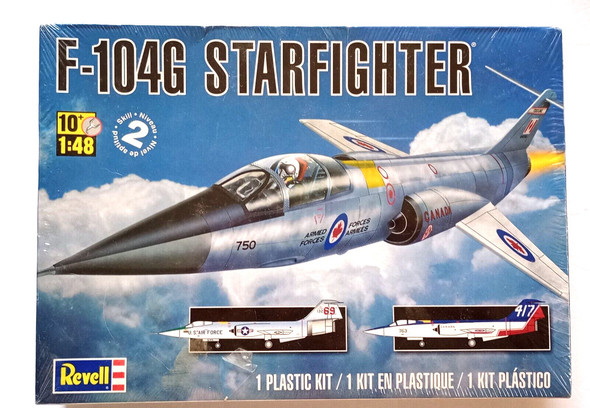 RESALE SHOP - Revell Lockheed F-104G Starfighter RCAF 1:48 Plane Model Kit c2013 Sealed - - PAER-112-85-5324-U7848